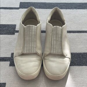 Vince Cream Slip-On Sneakers
